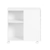 SoBuy Supporto per Stampante 58x35x59cm ASK05-W