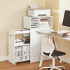 SoBuy Mobile Laterale per Scrivania 60x33x100cm ASK12-W