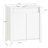 SoBuy Mobile sottolavabo 60x34x65.5cm BZR101-W