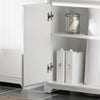 SoBuy BZR108-II-W Mobile Sottolavabo Bagno Mobile Base per Lavabo a Terra con 2 Ante Bianco 60x30x60cm