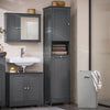 SoBuy Colonna bagno con portabiancheria 40x38x170cm BZR124-DG