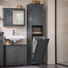 SoBuy Colonna bagno con portabiancheria 40x38x170cm BZR124-DG