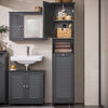 SoBuy Colonna bagno con portabiancheria 40x38x170cm BZR124-DG