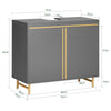 SoBuy Mobile sottolavabo 75x35x65cm BZR129-HG