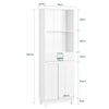 SoBuy Colonna armadio in pino 56x30x165cm BZR141-W