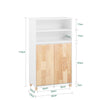 SoBuy Credenza con portabiancheria 64x33x110cm BZR143-WN