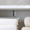 SoBuy Credenza con portabiancheria 64x33x110cm BZR143-WN