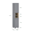 SoBuy Colonna 30x30x170cm BZR147-DG