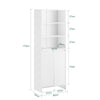 SoBuy Colonna bagno con portabiancheria 60x30x170cm BZR155-W