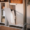 SoBuy Colonna bagno con portabiancheria 60x30x170cm BZR155-W