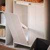 SoBuy Colonna bagno con portabiancheria 60x30x170cm BZR155-W