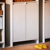 SoBuy Colonna bagno con portabiancheria 60x30x170cm BZR155-W