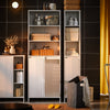 SoBuy Colonna bagno con portabiancheria 60x30x170cm BZR155-W