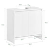 SoBuy Mobile sottolavabo in pino 60x30x61cm BZR157-W