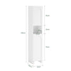 SoBuy Colonna bagno 30x30x160cm BZR163-W