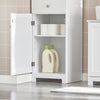 SoBuy BZR17-W Mobile alto Colonna bagno salvasapzio con cassetto e armadietto L40*P35*A161 cm