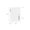 SoBuy Mobiletto portaoggetti da parete 14x30x42cm BZR199-W