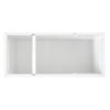 SoBuy Mobiletto portaoggetti da parete 14x30x42cm BZR199-W