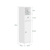 SoBuy Platzsparender Papierrollenhalter 23x20x100cm FRG177-W