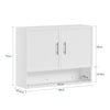 SoBuy BZR233-W Mobile pensile sospeso bianco moderno (immagine 3/12)