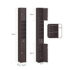 SoBuy Colonna bagno salvaspazio 20x20x180cm BZR34-BR