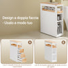 SoBuy Carrello salvaspazio 65x23x82cm BZR54-IV-WN