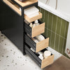 SoBuy Carrello salvaspazio 65x23x82cm BZR54-SCH