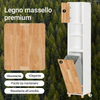 SoBuy BZR74-W Mobile Alto per Bagno - Colonna da Bagno Salvaspazio con Cesto Portabiancheria Pieghevole, Stretto Mobiletto in Legno Resistente all’Umidità, Bianco, 31x170x32 cm