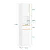 SoBuy Colonna bagno salvaspazio 35x33x170cm BZR80-W