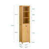 SoBuy Colonna bagno con portabiancheria 40x35x172cm BZR95-SN