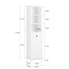 SoBuy Colonna bagno con portabiancheria 40x35x172cm BZR95-W
