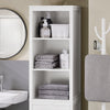 SoBuy Colonna bagno con portabiancheria 40x35x172cm BZR95-W