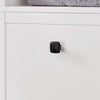 SoBuy Colonna bagno con portabiancheria 40x35x172cm BZR95-W