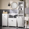 SoBuy Colonna bagno con portabiancheria 40x35x172cm BZR95-W
