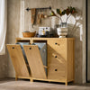 SoBuy Mobile armadio con portabiancheria 80x35x90cm BZR97-SN
