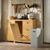 SoBuy Mobile armadio con portabiancheria 80x35x90cm BZR97-SN
