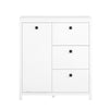SoBuy Mobile armadio con portabiancheria 80x35x90cm BZR97-W