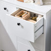 SoBuy Mobile armadio con portabiancheria 80x35x90cm BZR97-W