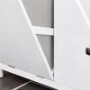 SoBuy Mobile armadio con portabiancheria 80x35x90cm BZR97-W