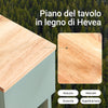 SoBuy FBT111-GR Comodino Sottile comodino per camera da letto con cassetto e 2 ripiano comodini per camera da letto e soggiorno Tavolino divano Verde L20 x P35 x A61 cm
