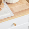SoBuy Comodino in pino 40x30x60cm FBT126-WN