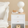 SoBuy Comodino in pino 40x30x60cm FBT126-WN