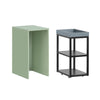 SoBuy Set di 2 Tavolini verde 40x30x60cm FBT145-GR