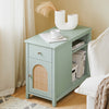 SoBuy Comodino con cassetto 35x70x60 cm FBT159-GR