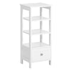SoBuy Tavolino armadietto 30x28x74cm FBT91-W