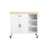 SoBuy Credenza con ruote 108x48x89cm FKW103-WN