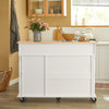 SoBuy Credenza con ruote 117x40x91cm FKW116-WN