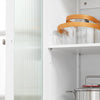 SoBuy Credenza con ruote 128x46x92cm FKW120-WN