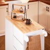 SoBuy Credenza con ruote 90x40x90 cm FKW124-WN