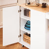 SoBuy Credenza con ruote 90x40x90 cm FKW124-WN